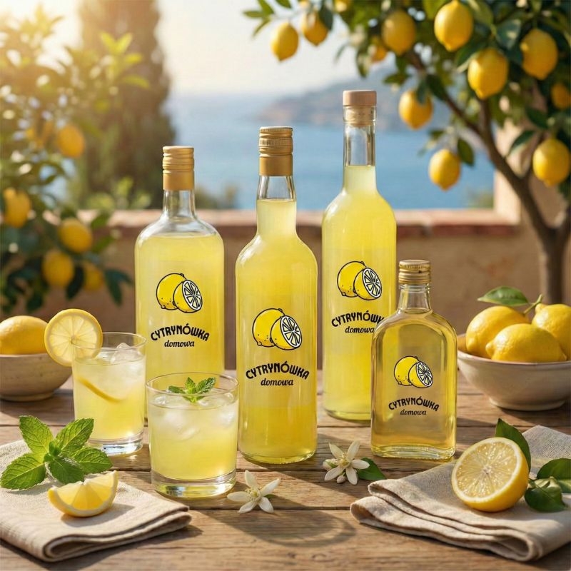 Etykieta na Butelkę - CYTRYNÓWKA - Transparent ET170 .jpg