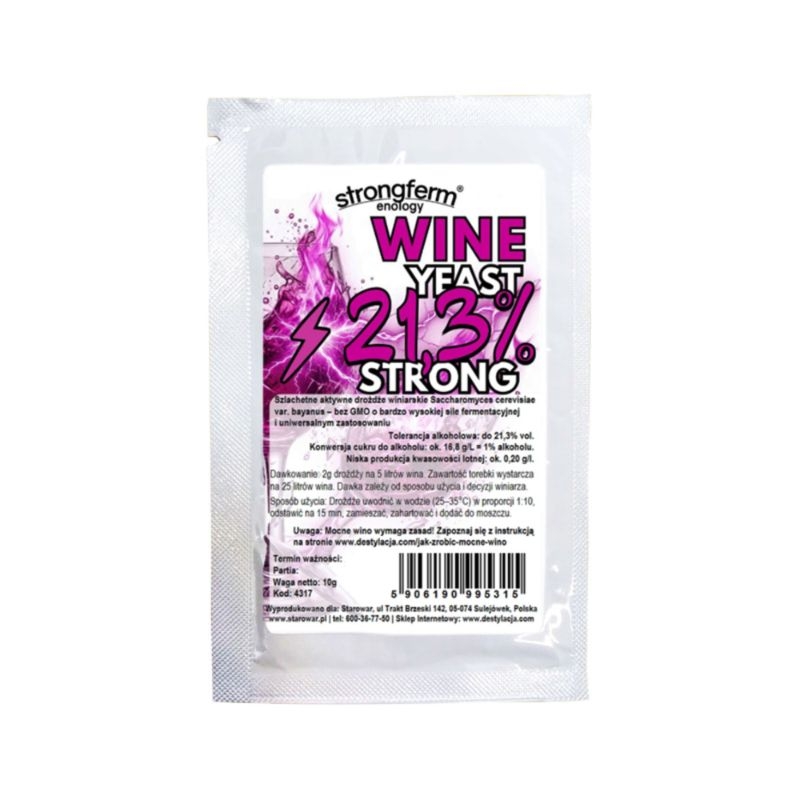 Strongferm Wine Yeast 21,3% Strong Drożdże do Wina Mocne.jpg