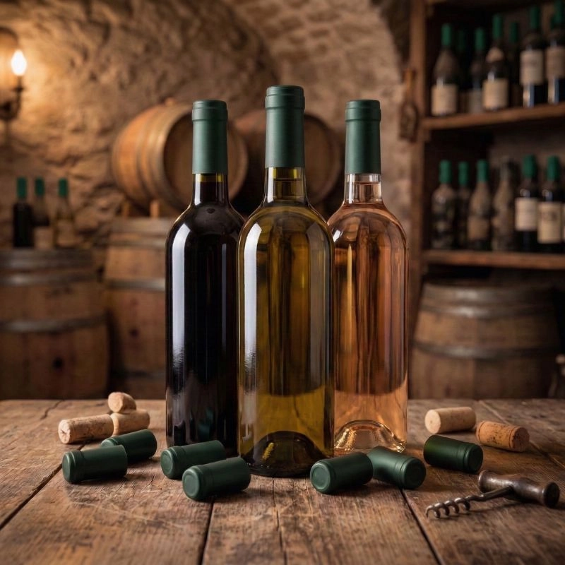 Kapturki termokurczliwe zielone  - op 100szt.jpg