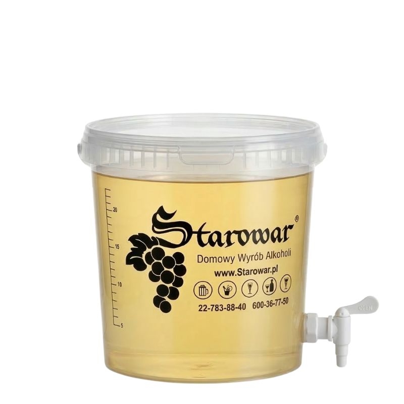 POJEMNIK FERMENTACYJNY TRANSPARENTNY 33L Z MIARKĄ + KRAN.jpg