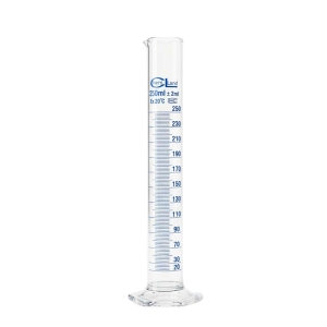 Menzurka Szklana 250ML z Sześciokątną Szklaną Podstawą
