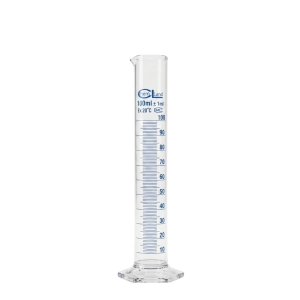 Menzurka Szklana 100ML z Sześciokątną Szklaną Podstawą