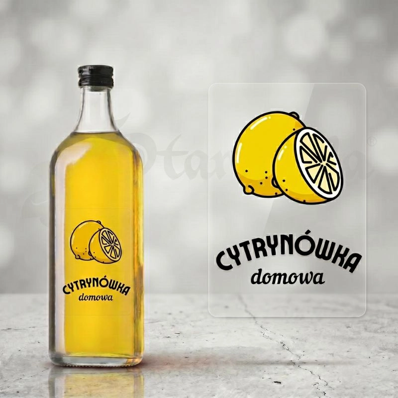 Etykieta na Butelkę - Cytrynówka Domowa (t) ET170.jpg
