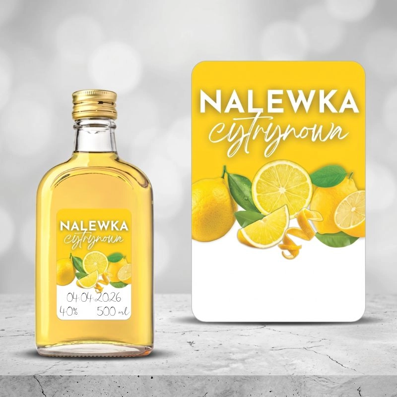 Etykieta na Butelkę Nalewka Cytrynowa ET150.jpg