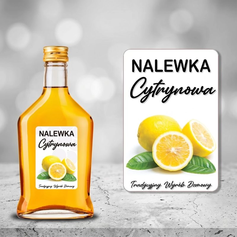 Etykieta na Butelkę - Nalewka Cytrynowa ET113 .jpg