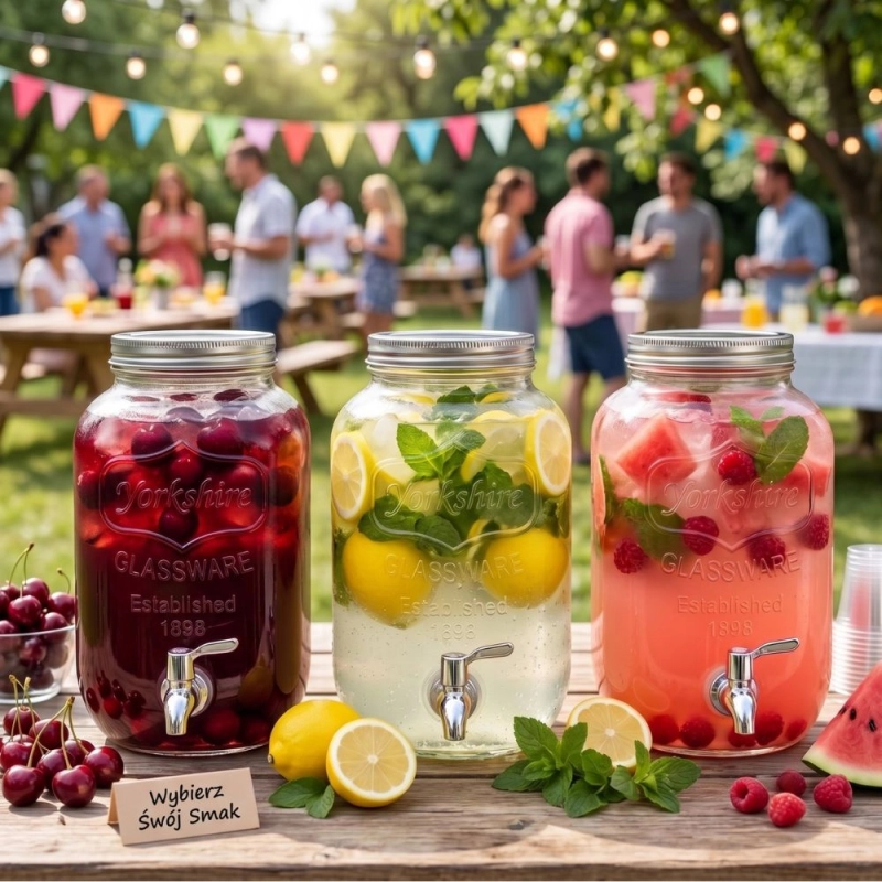 Słój Szklany na Lemoniadę 4L z Kranikiem i Metalową Zakrętką - LEMON - 3.jpg Słój Szklany na Lemoniadę 4L z Kranikiem i Metalową Zakrętką - LEMON - 3.jpg