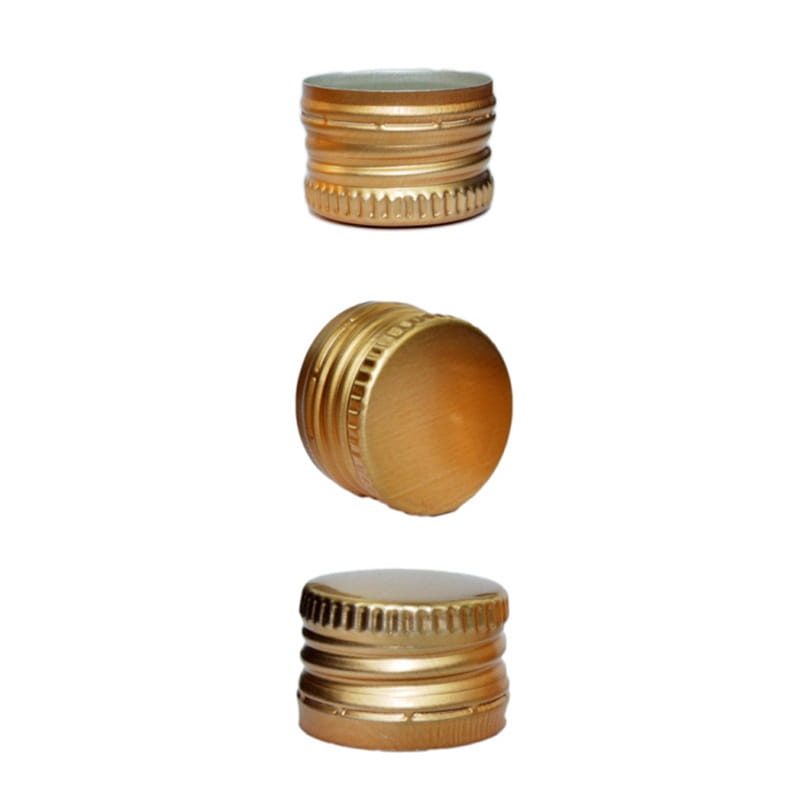 Złota zakrętka aluminiowa 18x12 do małych butelek testerek 50 ml i Margo 20 ml
