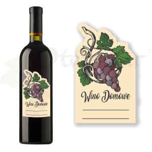 ETYKIETA SAMOPRZYLEPNA NA BUTELKĘ - WINO DOMOWE ET16 / 1 szt