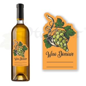 ETYKIETA SAMOPRZYLEPNA NA BUTELKĘ - WINO DOMOWE ET17 / 1 szt