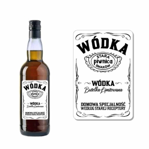 ETYKIETA SAMOPRZYLEPNA NA BUTELKĘ - WÓDKA ET59 / 1 szt