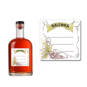 ETYKIETA SAMOPRZYLEPNA NA BUTELKĘ - NALEWKA ET07 / 1 szt