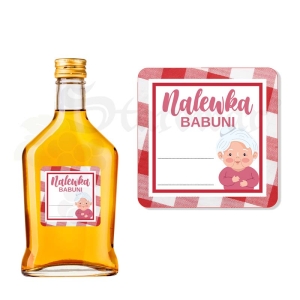 Etykieta Samoprzylepna na Butelkę - NALEWKA BABUNI ET78 / 1 szt