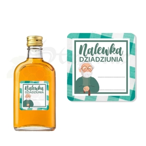 Etykieta Samoprzylepna na Butelkę - NALEWKA DZIADZIUNIA ET79 / 1 szt