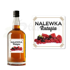 Etykieta Samoprzylepna na Butelkę - NALEWKA RATAFIA ET82 / 1 szt
