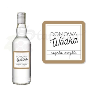Etykieta Samoprzylepna na Butelkę - WÓDKA CZYSTA ZWYKŁA ET83 / 1 szt