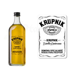 Etykieta Samoprzylepna na Butelkę  - KRUPNIK (t) ET84 / 1 szt