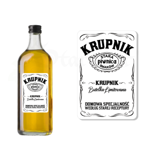 Etykieta Samoprzylepna na Butelkę  - KRUPNIK (b) ET85 / 1 szt