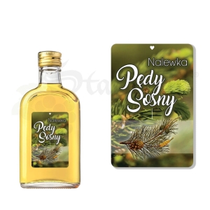 Etykieta na Butelkę - Nalewka Pędy Sosny ET108 / 1 szt