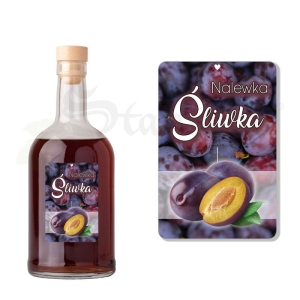 Etykieta na Butelkę - Nalewka Śliwka ET112 / 1 szt