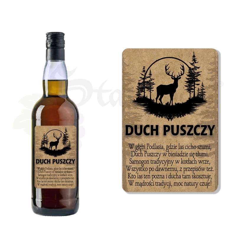 Etykieta-na-butelkę-DUCH-PUSZCZY-Jeleń-braz.jpg