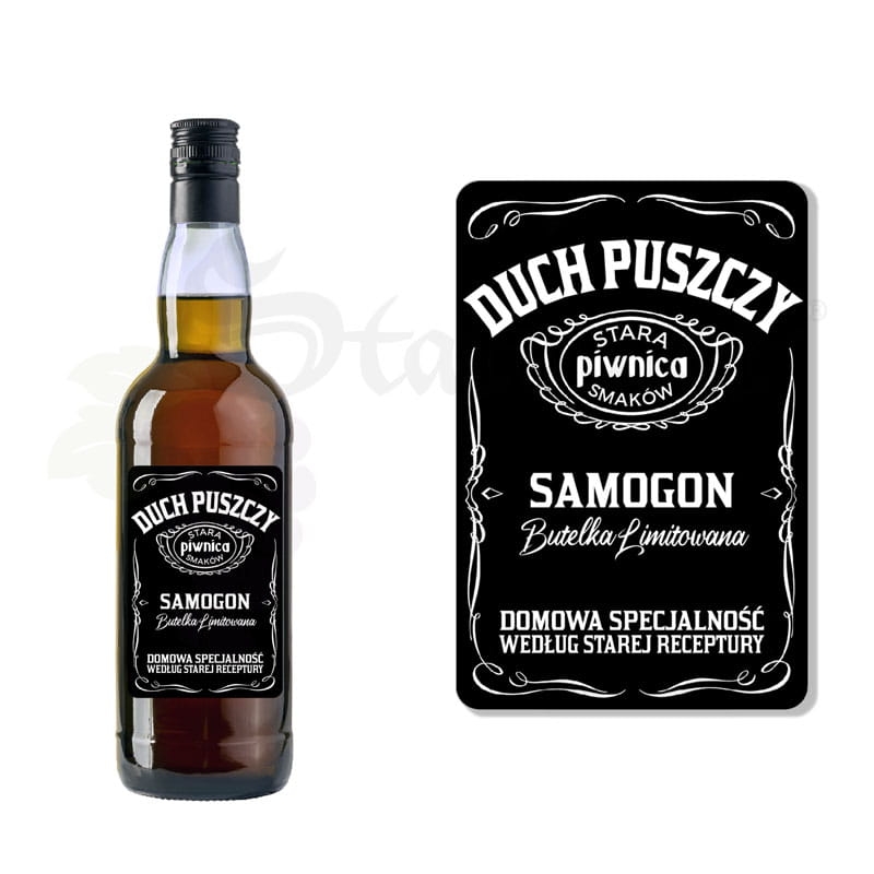 Etykieta-na-butelkę-DUCH-PUSZCZY-Samogon-czarna.jpg