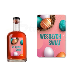 Etykieta na Butelkę Wielkanoc ET76/ 1 szt