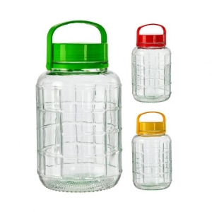 Słój Szklany Uniwersalny 5L z Plastikową Zakrętką