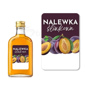 Etykieta na Butelkę Nalewka Śliwkowa ET152 / 1 szt