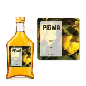 Etykieta na Syrop Sok Nalewkę - Pigwa ET158 / 1 szt