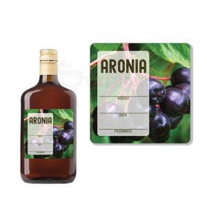 Etykieta na Syrop Sok Nalewkę - Aronia ET164 / 1 szt
