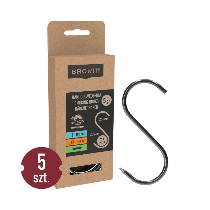 Haki do wędzenia wędzarnicze S-4 10 cm - 5 szt.jpg