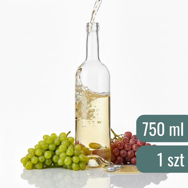 Butelka do wina Biała na zakretke - 1 szt.jpg