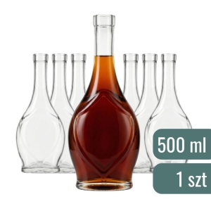 Butelka Ikona 500 ml z Korkiem Stożkowym / 1 szt