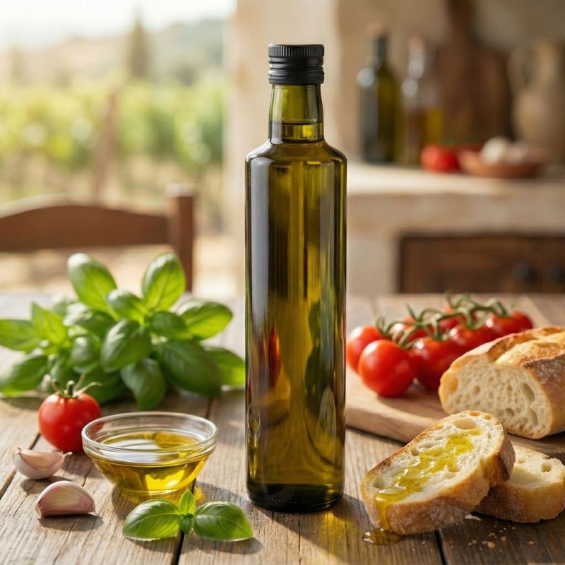 Butelka Dorica Oliwka 250ml z zakrętką idealna do oleju i oliwy (4).jpg