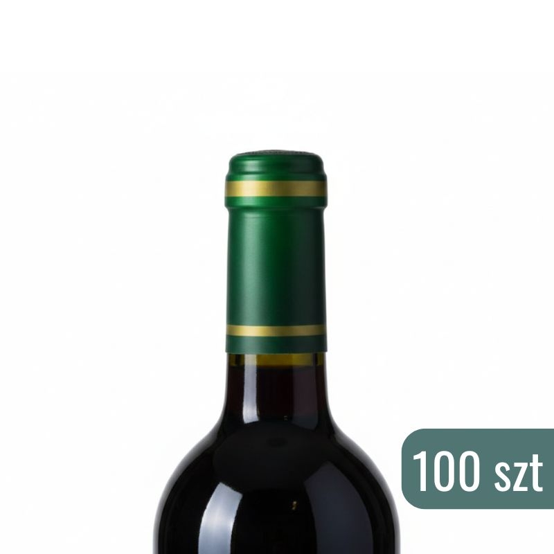 Kapturki Termokurczliwe Zielono-złoty - 100.jpg