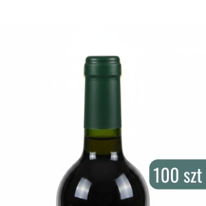 Kapturki Termokurczliwe Zielone Matowe / 100 szt