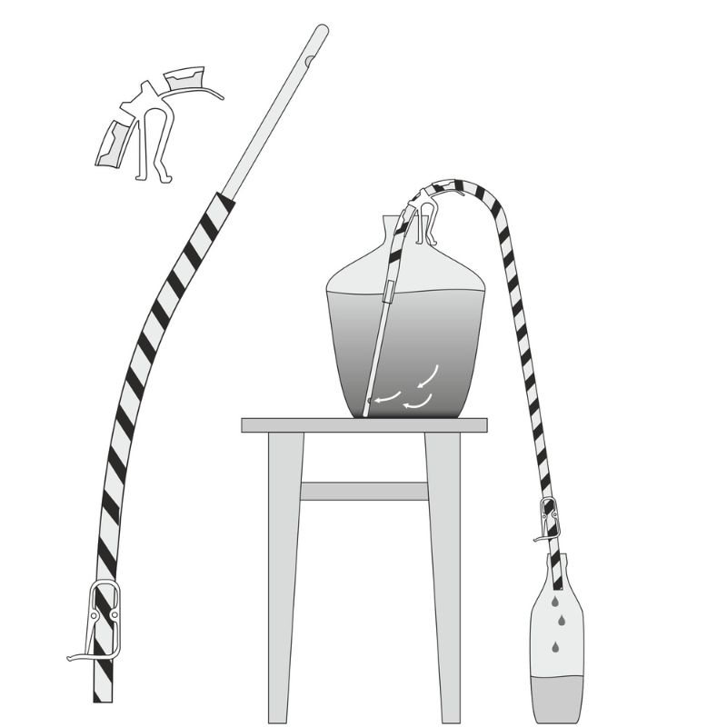 Wężyk do Obciągu Wina z Uchwytem i Zaciskiem (4).jpg