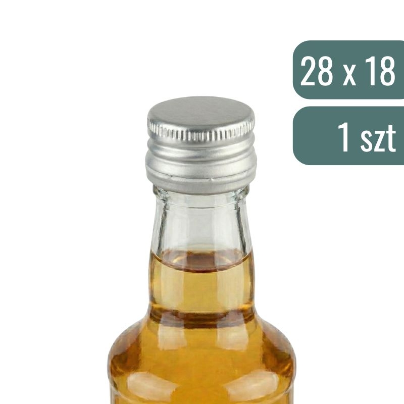 Zakrętki srebrna do butelek - 1.jpg