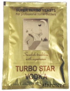 Drożdże Gorzelnicze TURBO STAR VODKA 14% / 25 szt