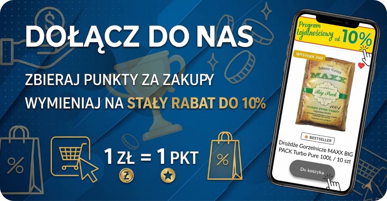Program Lojalnościowy do 10% Destylacja.Com